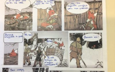 Quand en français les élèves de 6ème s’essaient à la bande dessinée.